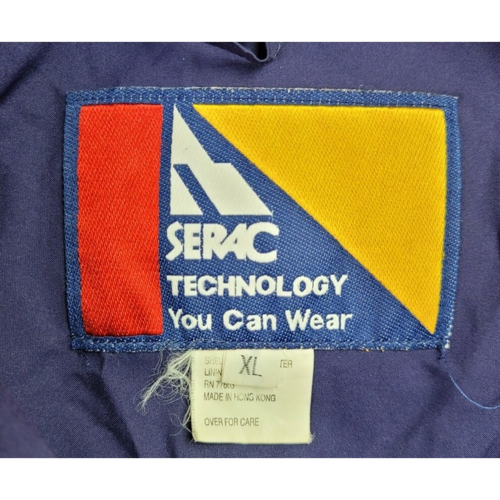 Vintage Serac Mens Gore-Tex Ski Outdoor Rain Jacket Parka Size XL - Picture 5 of 8
